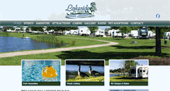 Desktop Screenshot of lakeside-rvpark.com