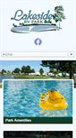 Mobile Screenshot of lakeside-rvpark.com